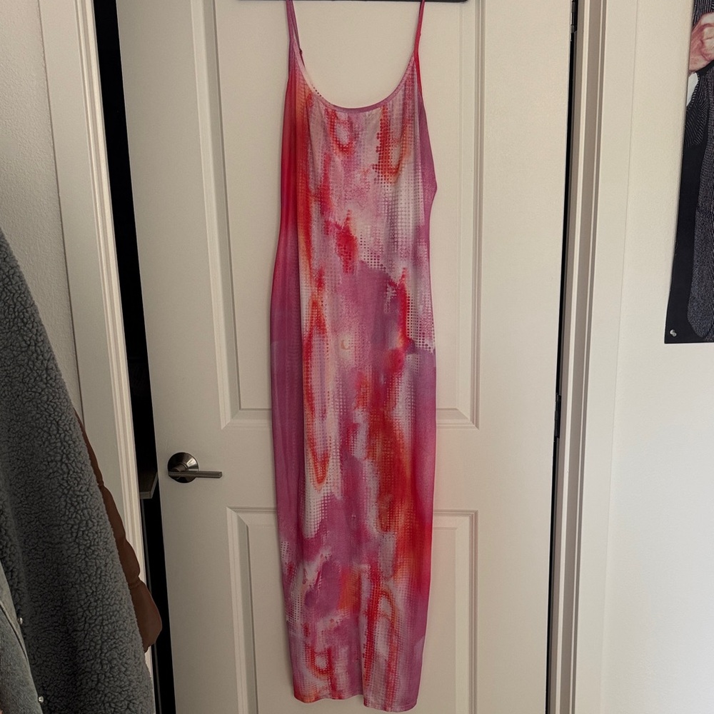 Fashion Nova Pink and Red Dress